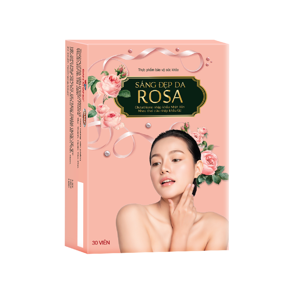 Rosa – Viên Uống Sáng Đẹp Da Từ Thiên Nhiên Giúp Chống Lão Hóa Toàn Diện