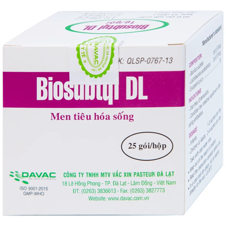 Men tiêu hóa sống Biosubtyl DL