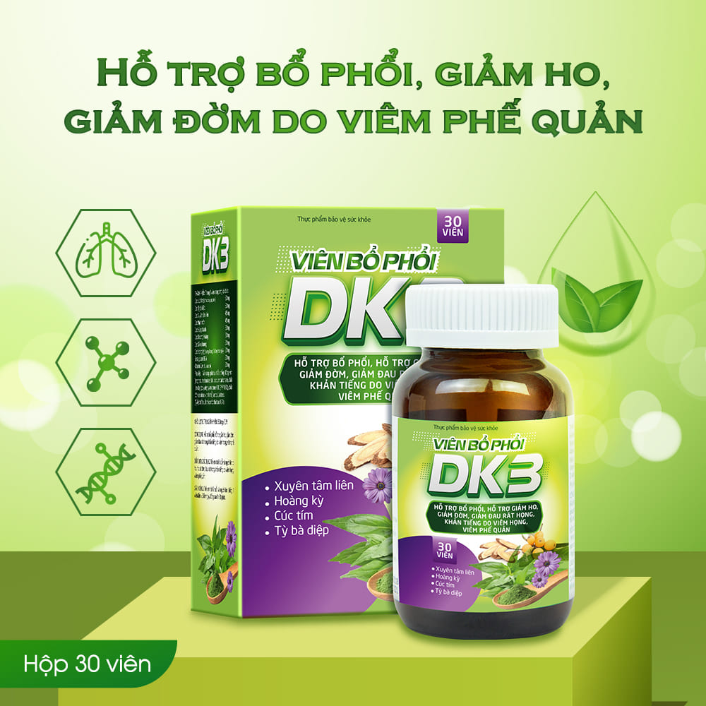 Viên uống bổ phổi DK3