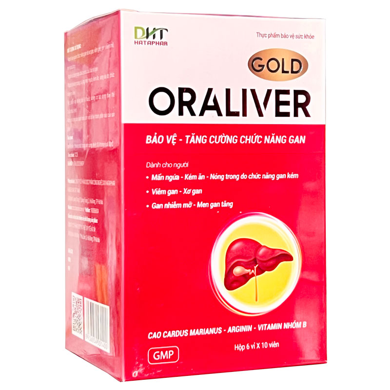 Oraliver Gold là sản phẩm chăm sóc sức khỏe gan cao cấp