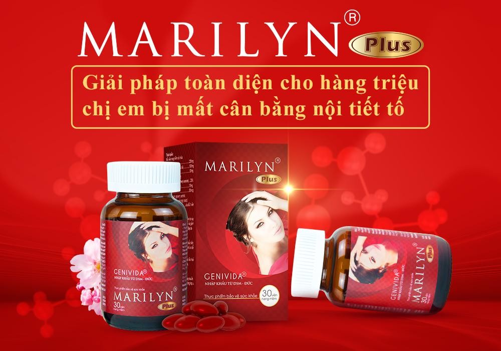 Marilyn Plus - Bí Quyết Hỗ Trợ Cân Bằng Nội Tiết Tố Nữ