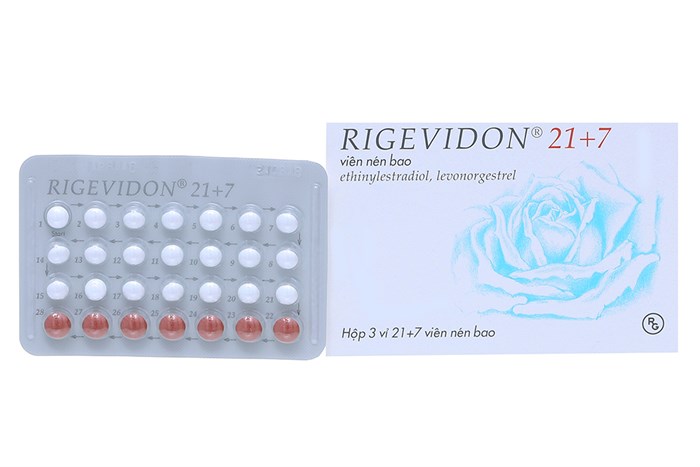 Rigevidon 21+7 thuốc tránh thai hằng ngày (3 vỉ x 28 viên)