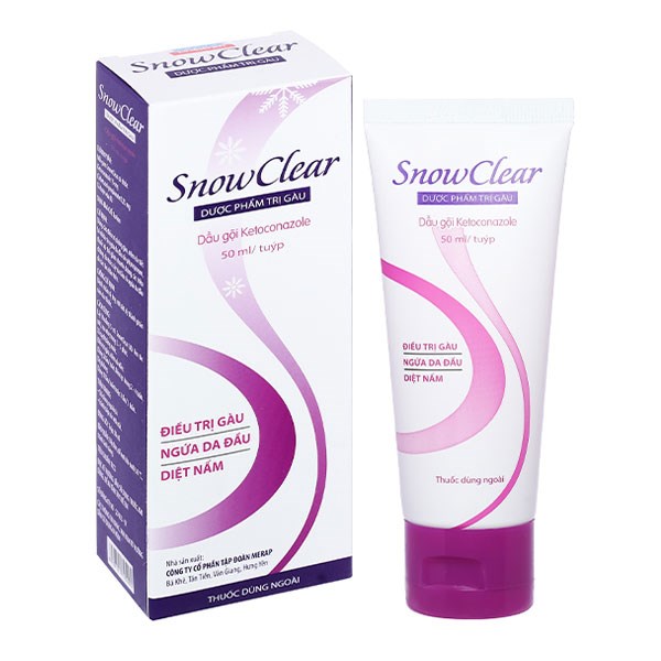 Dầu gội SnowClear để tự tin với mái tóc sạch gàu